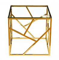 стол журнальный gold золотой, прозрачный в Королёве