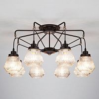 потолочная люстра eurosvet fregata 70078/8 черный в Королёве
