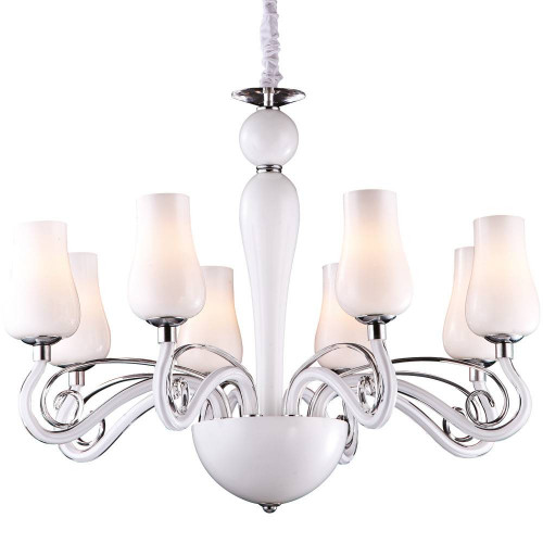 подвесная люстра arte lamp biancaneve a8110lm-8wh в Королёве