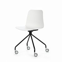 стул glide на колесиках белый в Королёве
