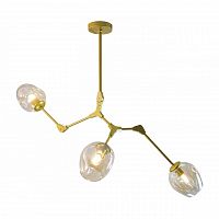 потолочная люстра kink light нисса 07512-3,33 янтарная в Королёве