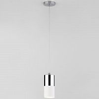 подвесной светильник eurosvet mini topper 50146/1 хром/белый в Королёве