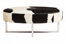 оттоманка cowhide черно-белая в Королёве