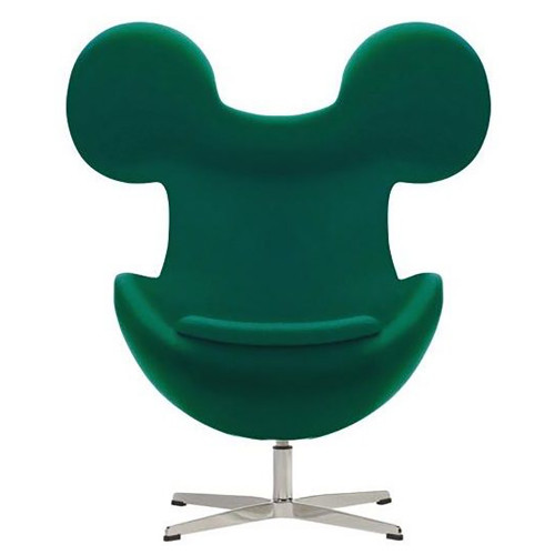 кресло egg mickey зеленое в Королёве