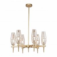 подвесная люстра maytoni lita h002pl-06g янтарная в Королёве