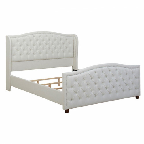 кровать marcella 90х200 белый велюр в Королёве
