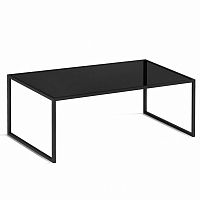 стол журнальный darmian into lite black черное стекло в Королёве