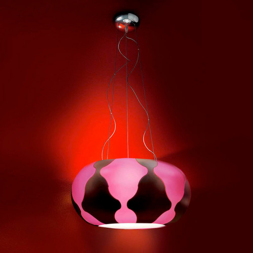 подвесной светильник flan fucsia/marrone от leucos в Королёве