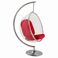 кресло bubble chair with stand красное в Королёве