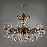 подвесная люстра ambiente leon 2128/12 pb new leaf бронза в Королёве
