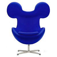 кресло egg mickey синее в Королёве