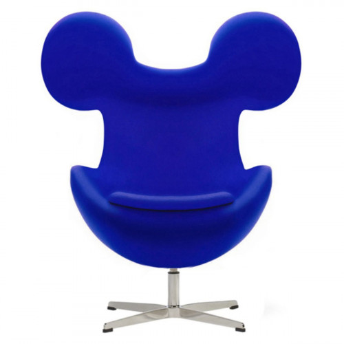 кресло egg mickey синее в Королёве