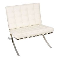 кресло barcelona style chair белое в Королёве