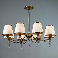 подвесная люстра brizzi alora ma01625ca/008 bronze cream в Королёве