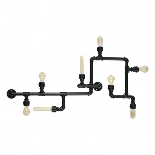 потолочная люстра ideal lux plumber pl8 nero в Королёве
