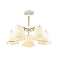 потолочная люстра odeon light nicola 4111/5 белый в Королёве