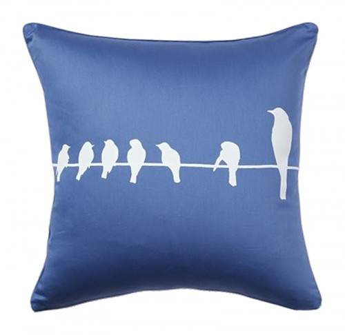 подушка с птичками birdies on a wire diamond-blue в Королёве