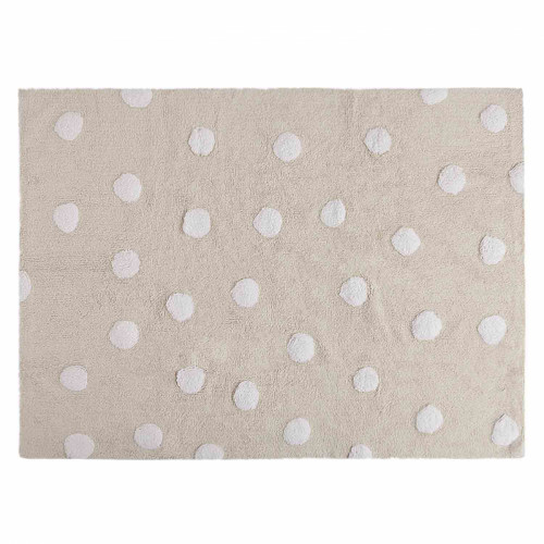 ковер polka dots бежевый-белый в Королёве