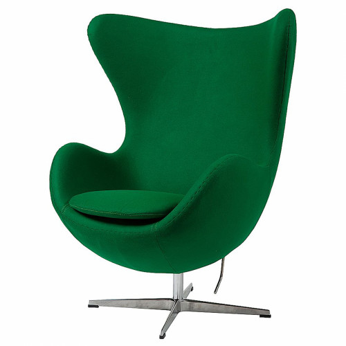 кресло egg chair кашемир зеленое в Королёве
