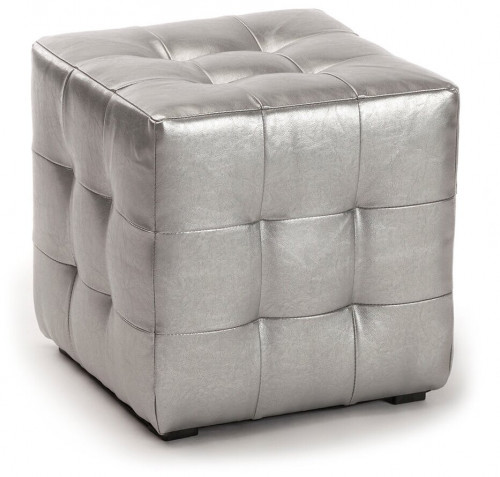 пуф шарм-дизайн люкс серебро в Королёве
