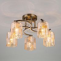 потолочная люстра eurosvet susan 30124/5 античная бронза в Королёве
